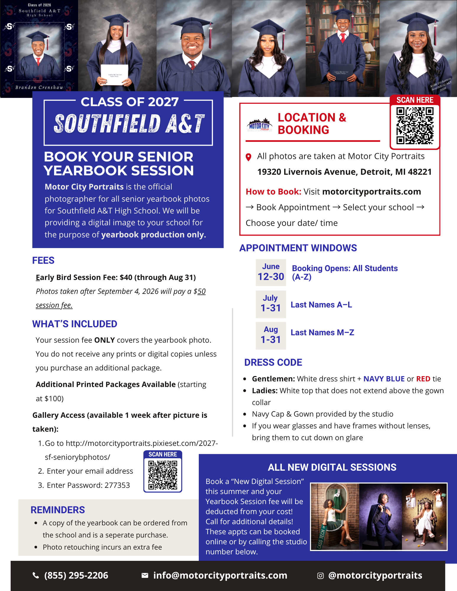 Book Southfield A&T Yearbook | Motor City Portraits
